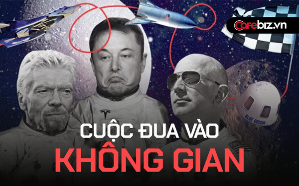 Cuộc đua bá chủ 'nền kinh tế không gian' của Jeff Bezos, Elon Musk, Richard Branson: Người bỏ việc, kẻ đốt tiền suốt 20 năm chạy theo 'giấc mơ điên rồ' - Ảnh 1.