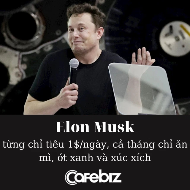 Tiết lộ cuộc sống dưới mức nghèo khổ của Elon Musk: Tiêu vỏn vẹn 1 USD/ngày, cả tháng chỉ ăn mì ống, ớt xanh và xúc xích - Ảnh 1.