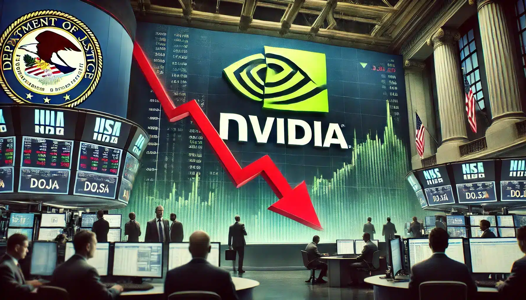 Nvidia Faces Record Single-Day Drop Following US⁤ Antitrust ‍Subpoena