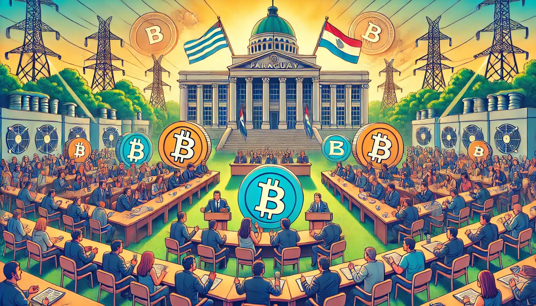 Tăng phí điện ở Paraguay buộc ⁣9 công ​ty khai thác Bitcoin ngừng hoạt động