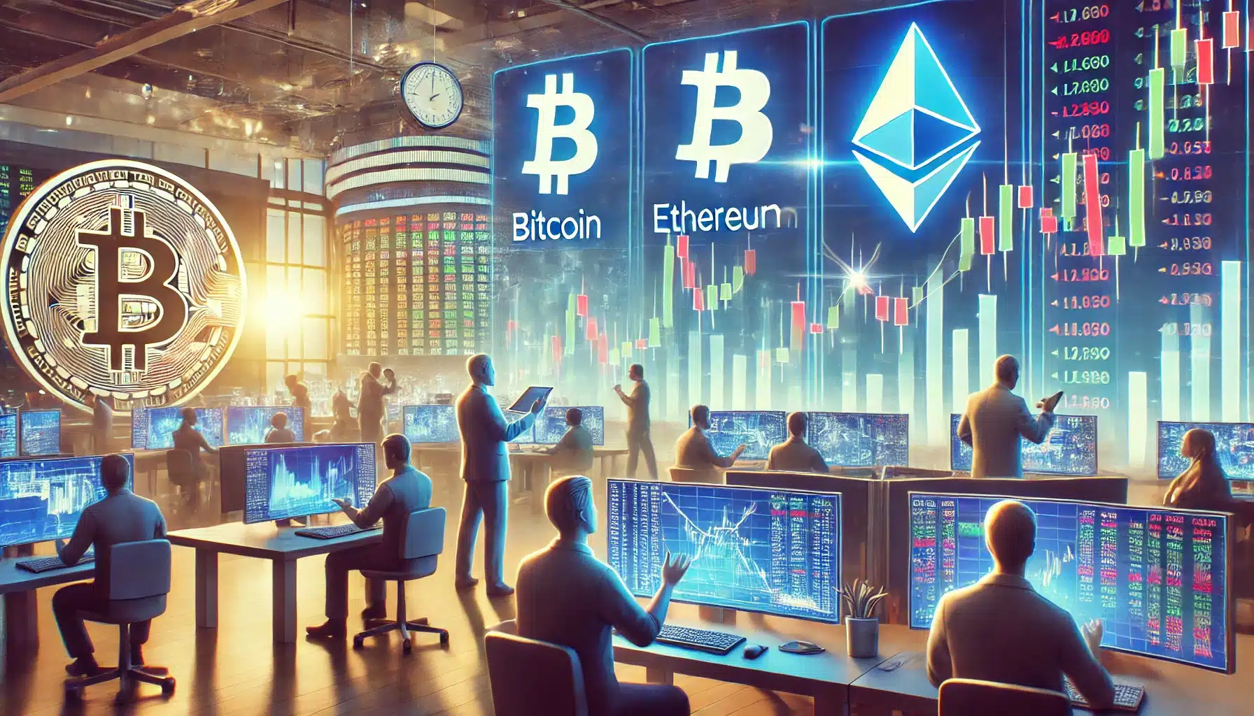 Tất ‍cả⁤ đều hướng về Cục Dự trữ Liên bang Mỹ⁢ khi Bitcoin và​ Ethereum giảm ‌giá