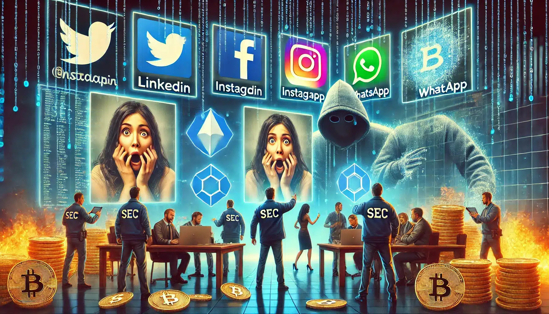 SEC Charges Fake Crypto Platforms for Using Social‌ Media, Romance to Rip Off Investors