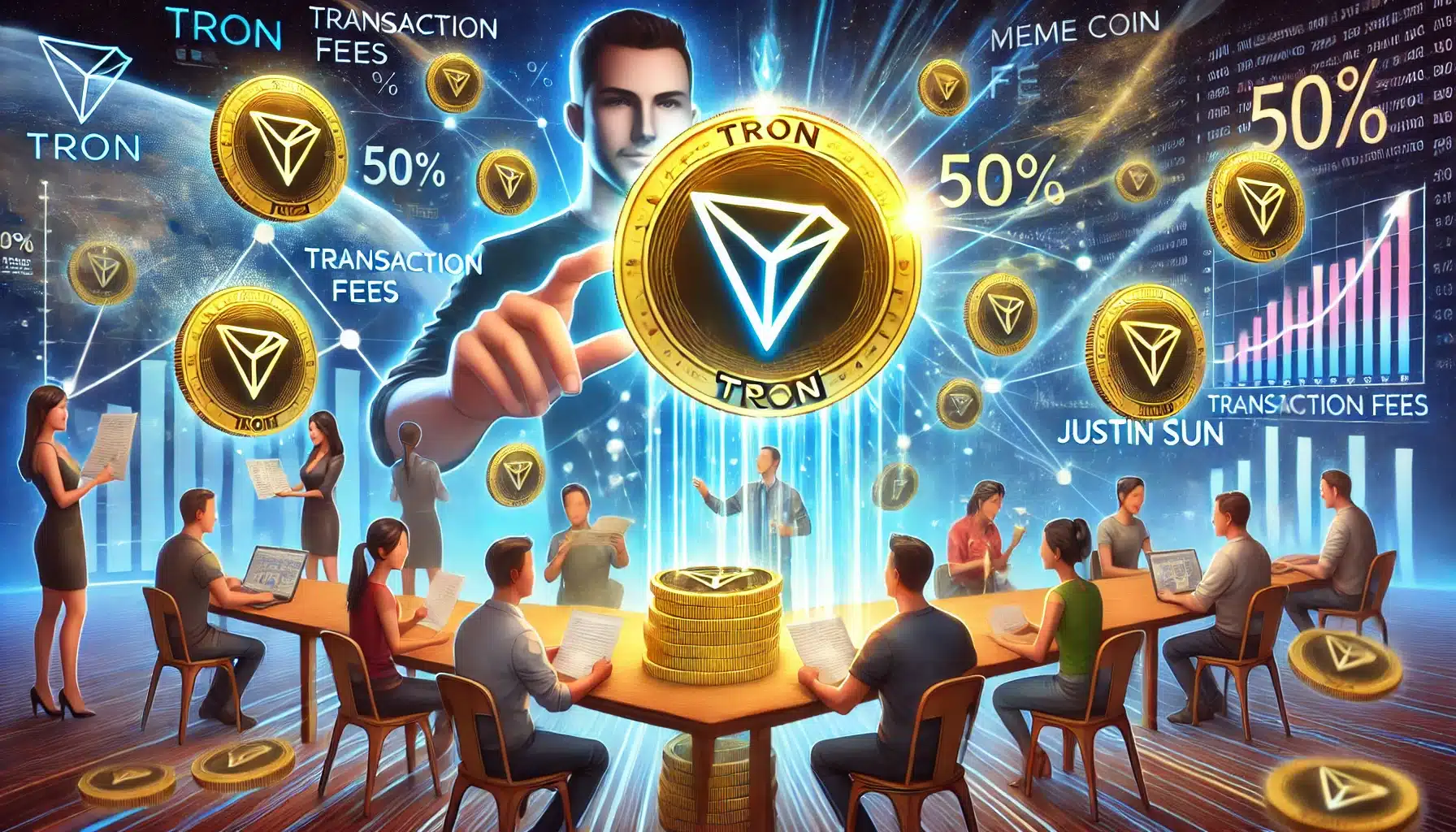 Justin Sun dự đoán TRON sẽ​ gia nhập top ‌3 tiền điện tử vào ⁢năm 2027 ‌sau khi ⁢giảm phí 50%