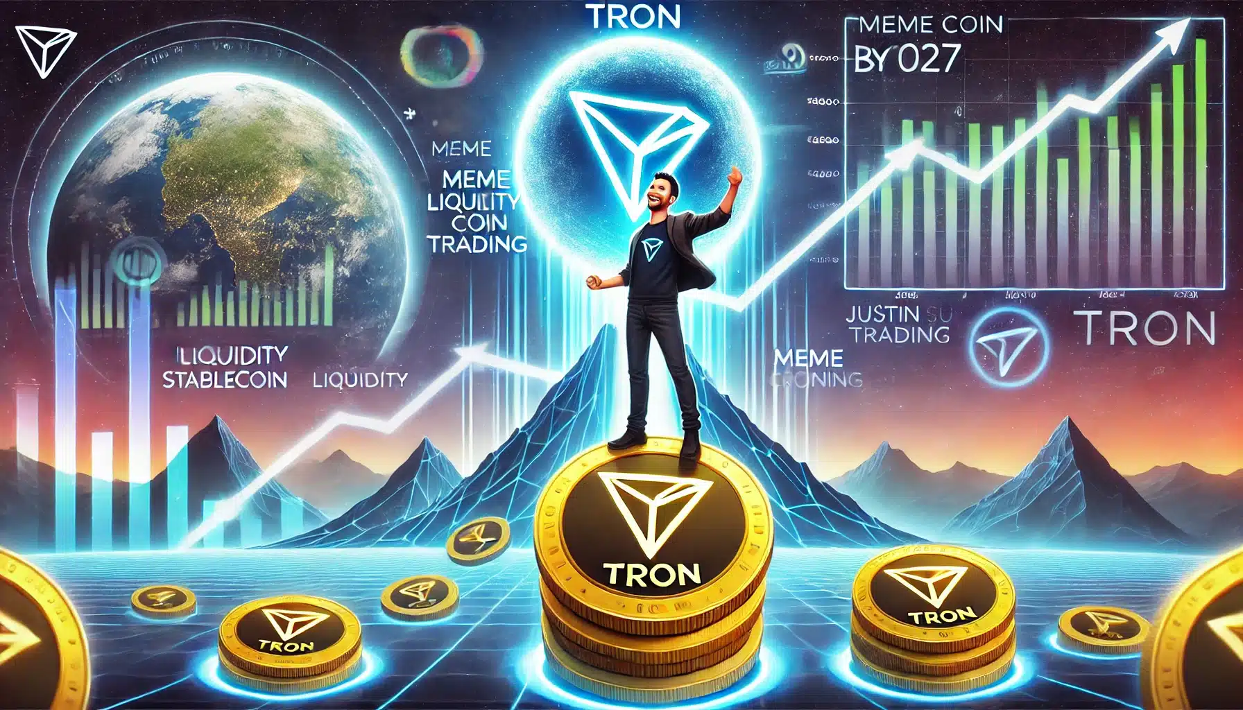 Justin Sun dự đoán ‍TRON ⁢sẽ gia nhập top 3 tiền điện tử vào năm 2027 sau ‌khi giảm phí 50%