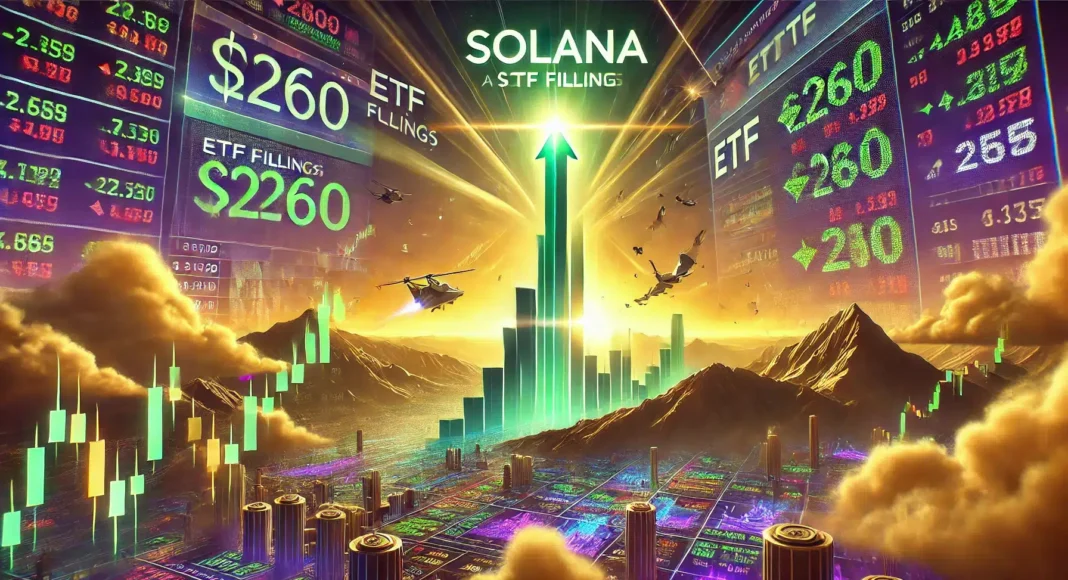 Solana Hits $260 as ETF Proposals Drive Market Surge