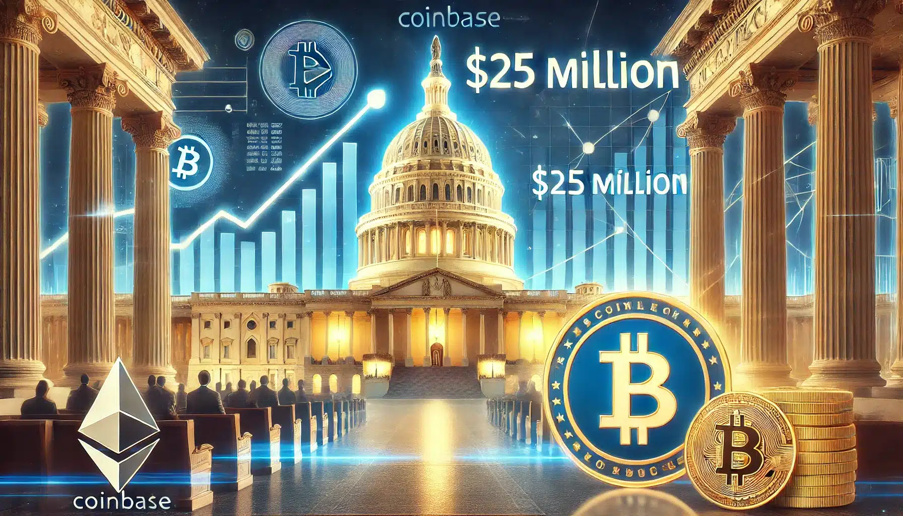 Coinbase dẫn đầu với cam kết 25 triệu USD cho ⁤sứ mệnh ủng hộ tiền điện tử ⁣của Fairshake