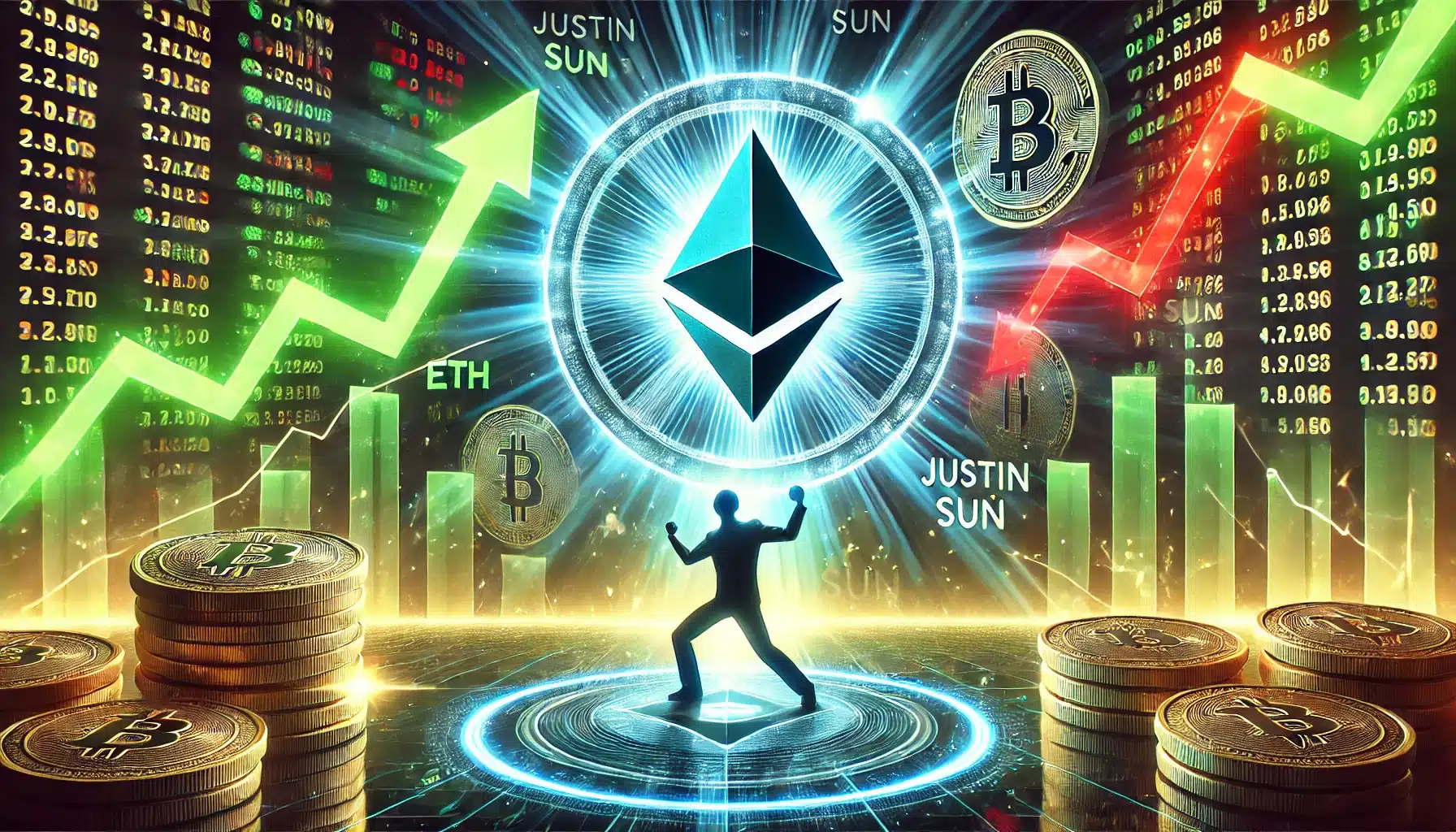 Justin Sun’s 19,000 ETH Sell-Off Sends Waves Through‍ Ethereum’s Rally