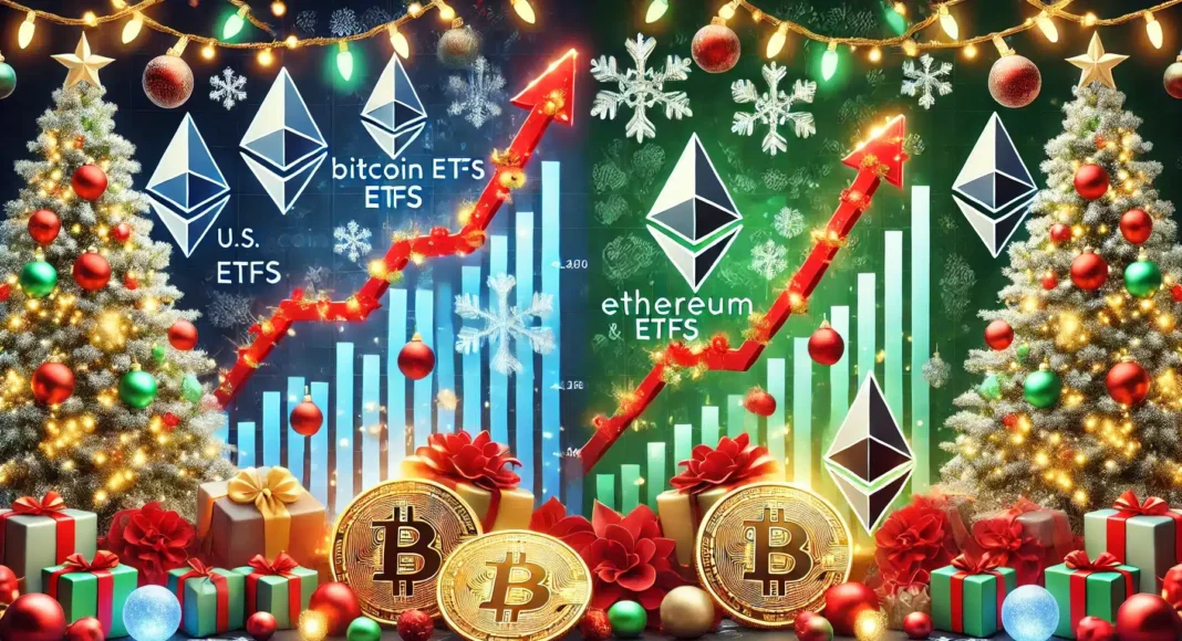 Ethereum ETFs Gain Ground Ahead of Christmas as U.S. Bitcoin ETFs See Outflows – The Bit Journal