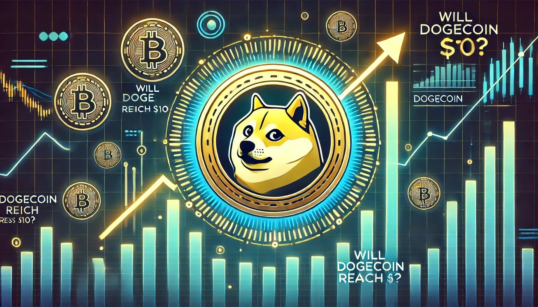 Liệu Dogecoin có⁤ đạt $10?⁣ Các tín hiệu lạc quan chỉ ra những lợi nhuận lớn​ phía trước