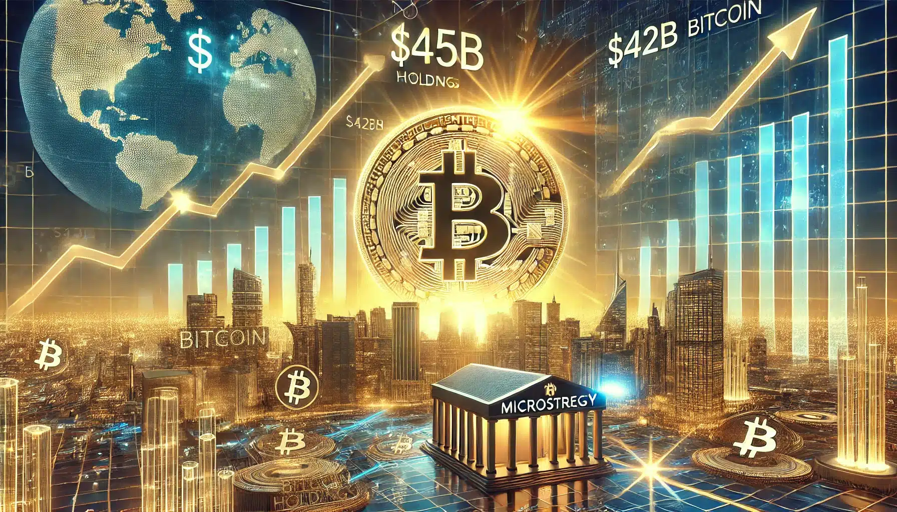 MicroStrategy Holds $45B in BTC, Eyes ‍$42B⁢ Growth