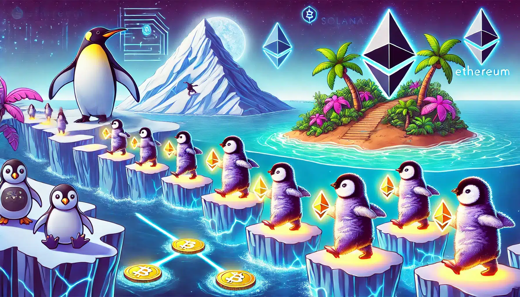 Từ Ethereum đến Solana: Pudgy Penguins thực hiện bước nhảy táo bạo với token PENGU