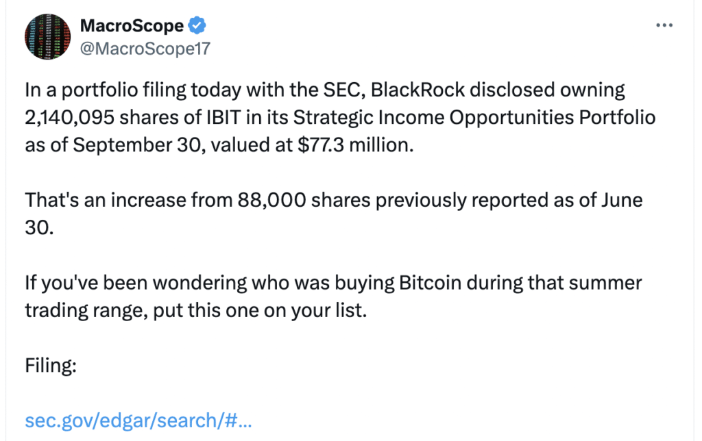 Phân Tích Giá Bitcoin: Liệu Đầu Tư 78 Triệu USD Của⁣ BlackRock Có Giúp Giá⁣ BTC Vượt‍ Mốc 100K? Dogecoin Và Token ERC-20 Mới Đang Gợi Ý Về Hoạt Động Lớn Sắp Tới