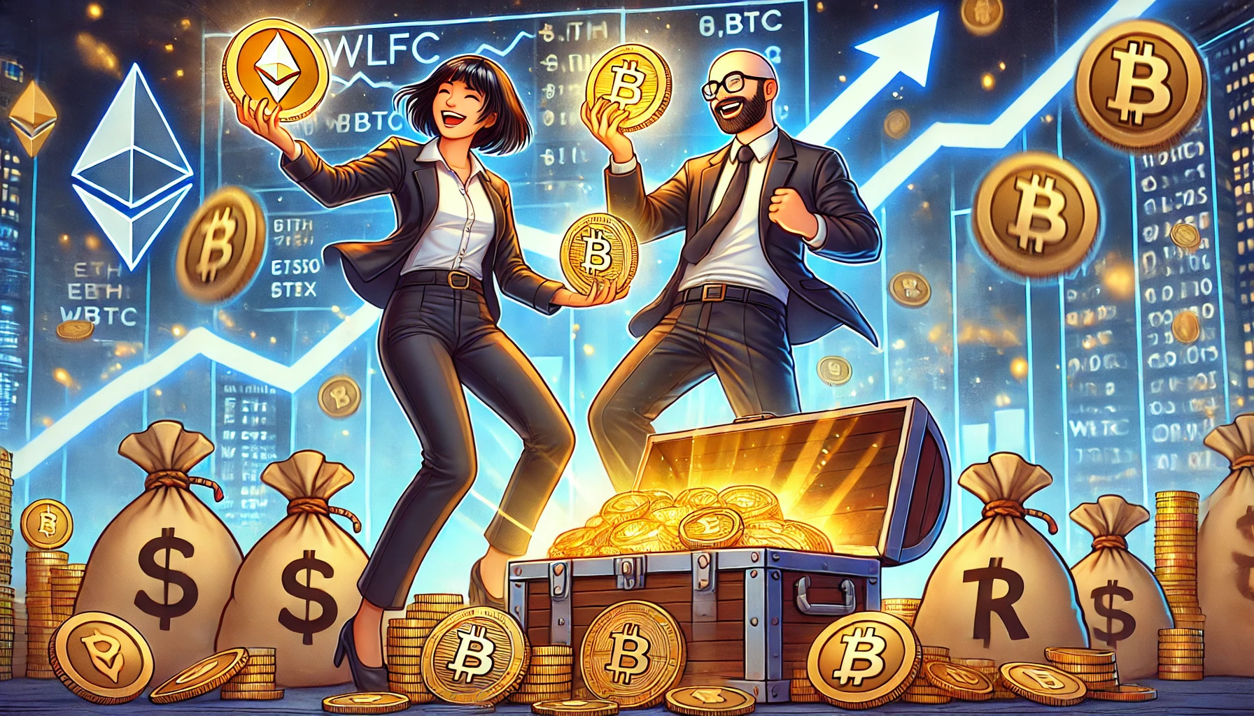 Gia đình Đệ nhất Mỹ ​thu về hàng tỷ⁣ USD khi WLFI‍ đầu tư vào ETH, WBTC và TRX