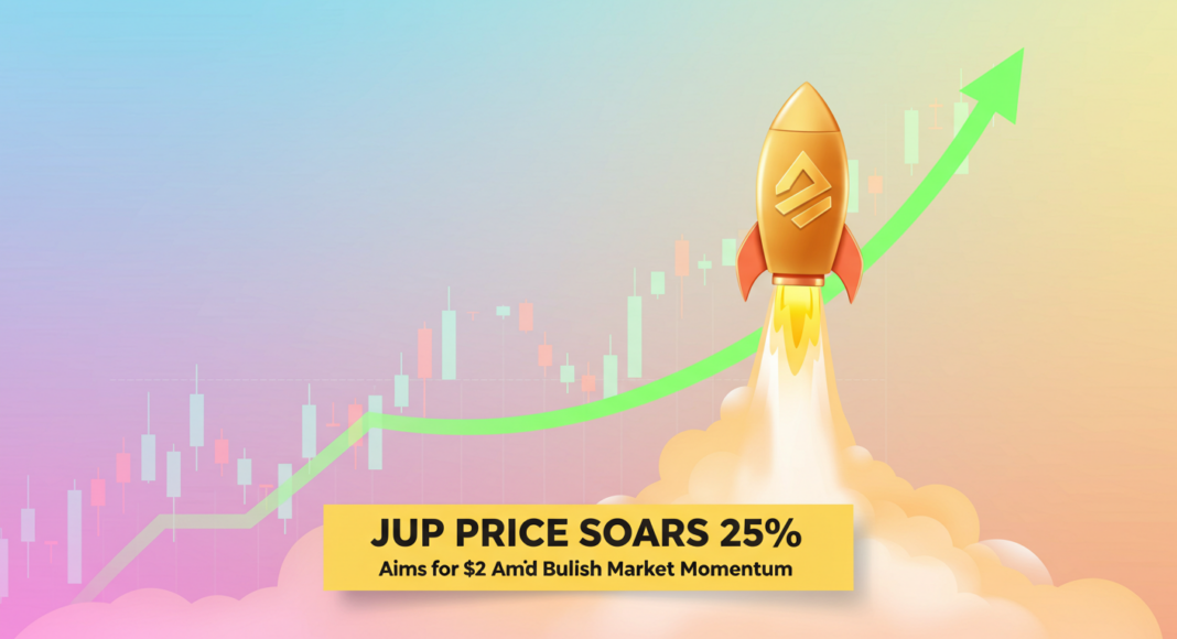 JUP Price Soars 25%, Aims for $2 Amid Bullish Market Momentum