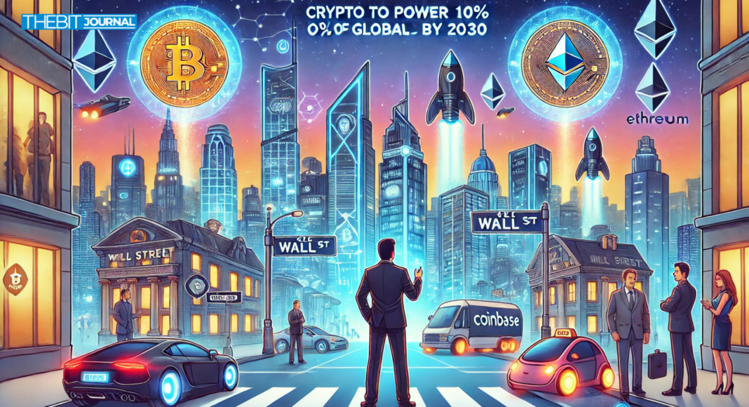 Coinbase CEO Says Crypto Will Power 10% of Global GDP by 2030 and Wall Street Is Watching – The Bit Journal