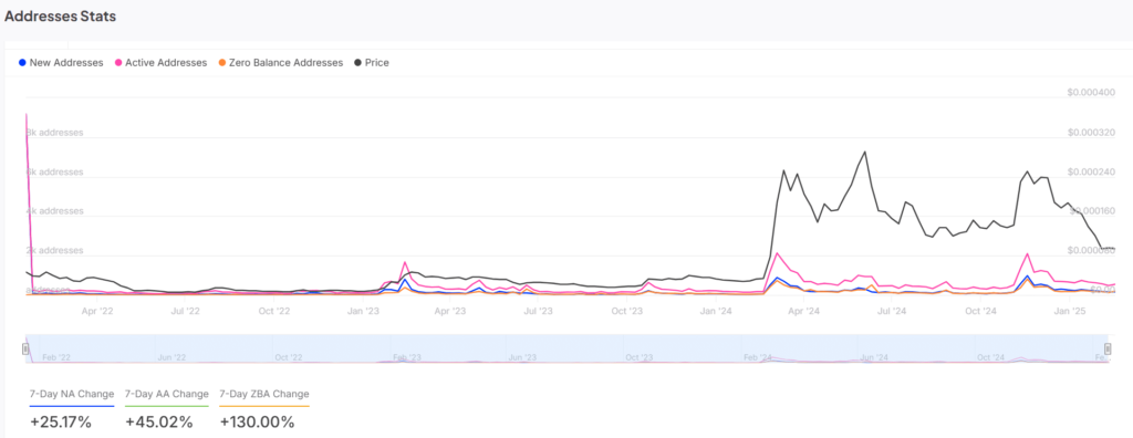 Floki‍ Network Activity