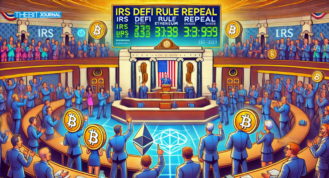 Lawmakers Push to Overturn IRS DeFi Broker Rule – Crypto Industry Cheers – The Bit Journal