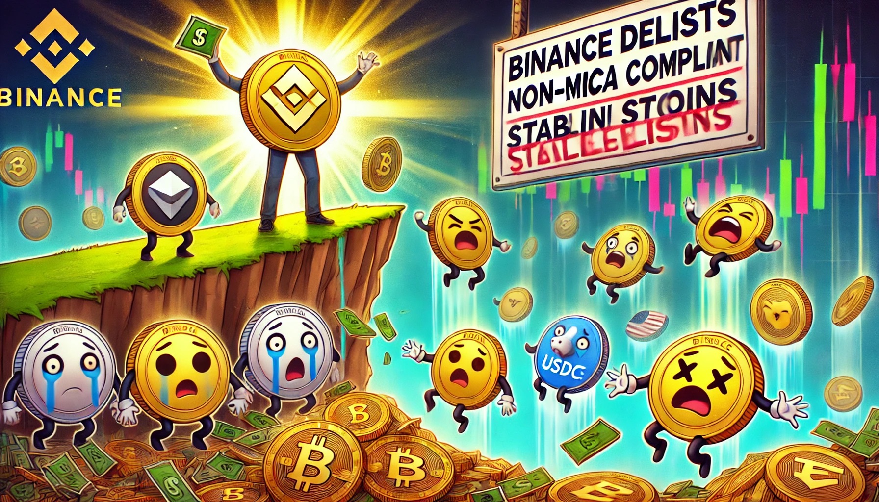 Binance to Delist Non-MiCA Compliant Stablecoins