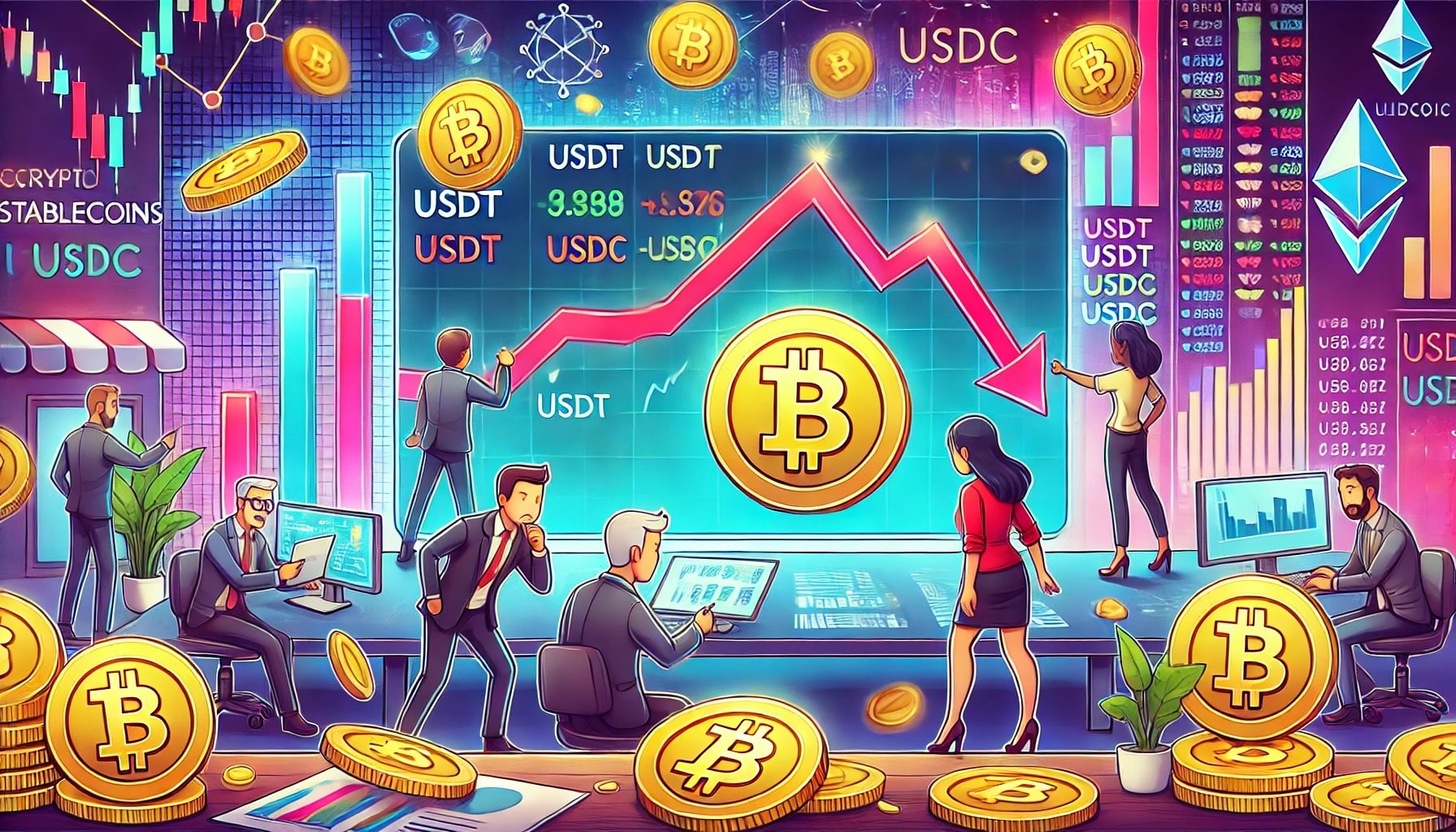 USDT on-chain activity