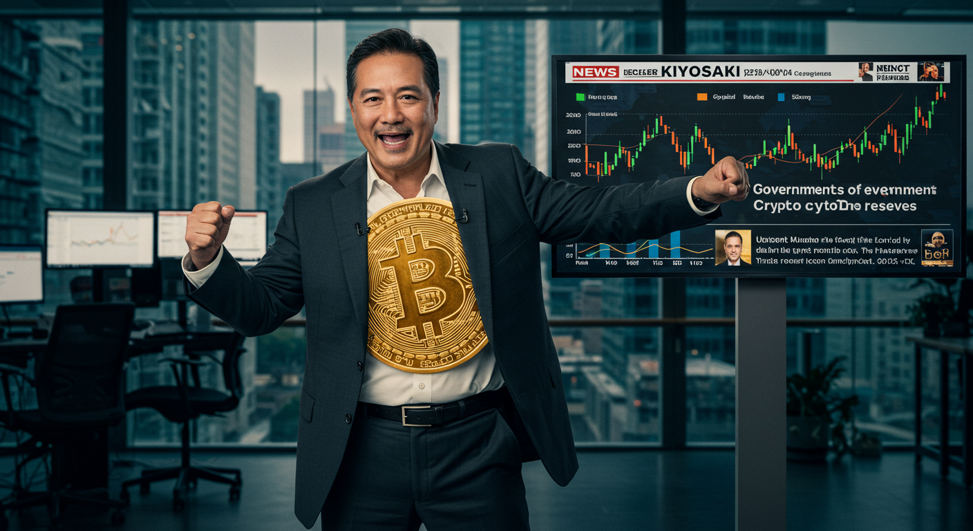 Kiyosaki ủng⁢ hộ Bitcoin khi các chính⁣ phủ ​chuyển sang dự trữ tiền điện tử