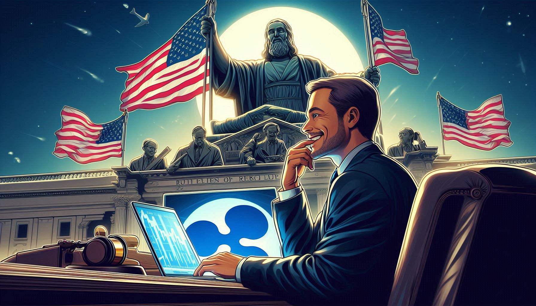 Giám đốc điều hành Ripple ca ngợi lập trường tiền‍ điện tử của Trump