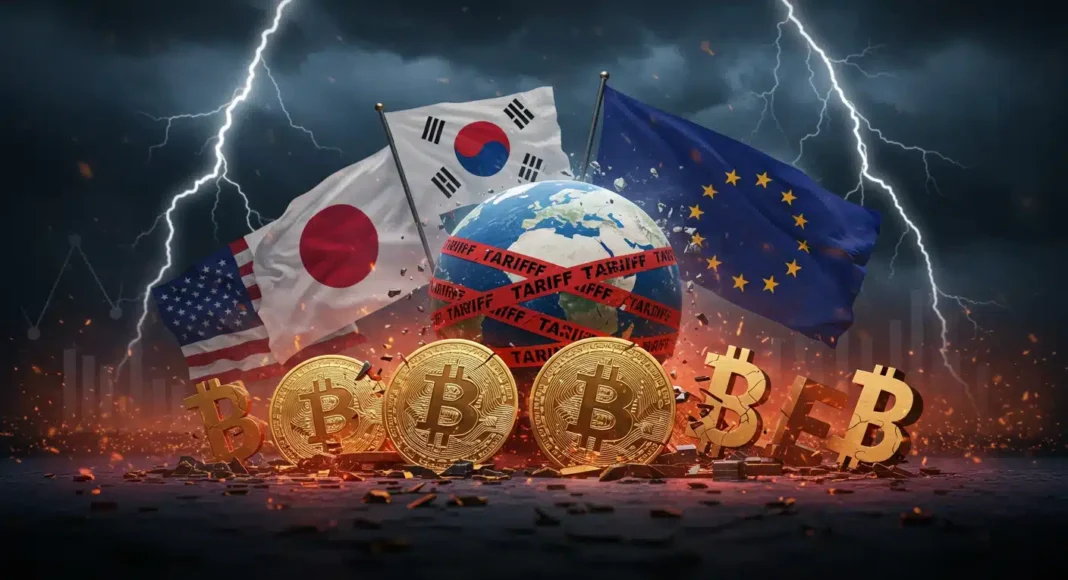 Crypto Markets on Edge as Trump’s Tariff Deadline Looms – The Bit Journal