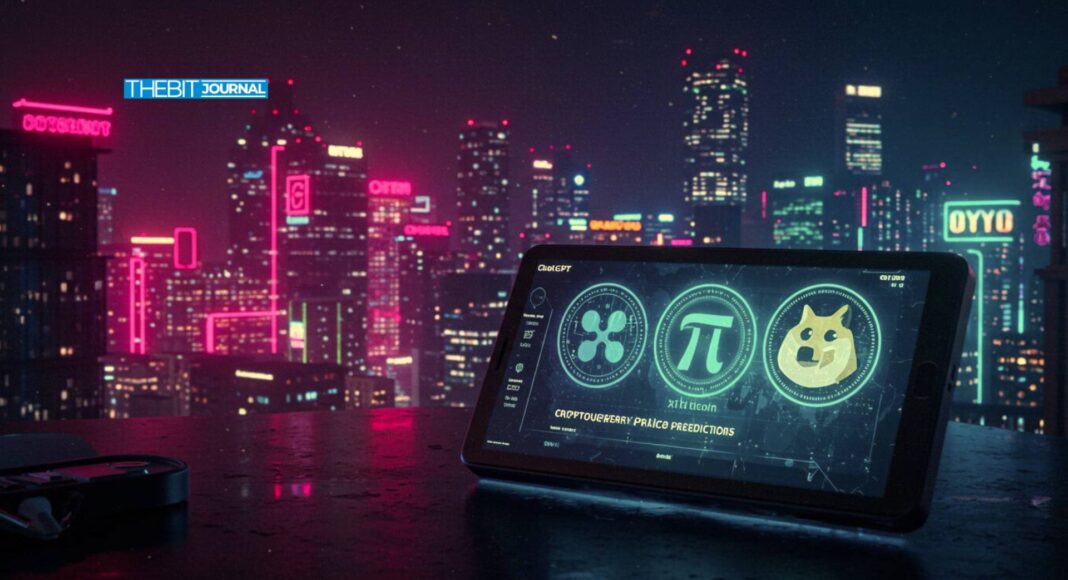 ChatGPT Predicts 2025 Prices for XRP, Pi Coin, and Dogecoin