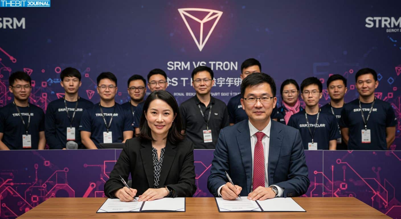 SRM TRON treasury ⁣launch